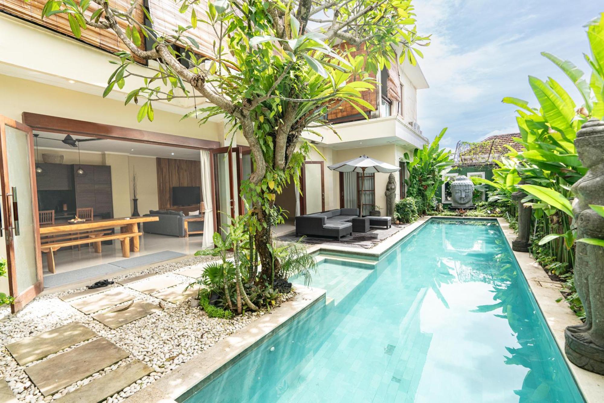 Villa Tepi Sungai A Luxurious, Under New Management, 6 Bedroom 620 Sqm Retreat Featuring A Stunning 15 Meter Pool And Dedicated Childrens With 4 Bunk Beds Newly Renovated In Seminyak *